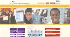 Desktop Screenshot of micasaresourcecenter.org